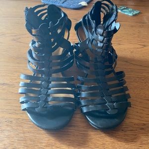 Slightly used wedge a.n.a shoes